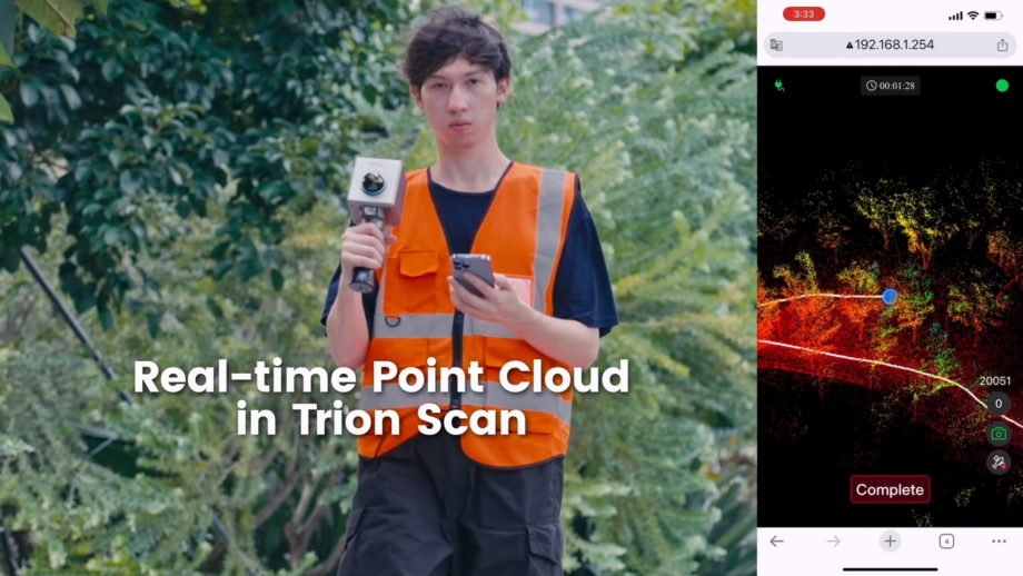 FJD Trion P1 3D Handheld LiDAR Scanner